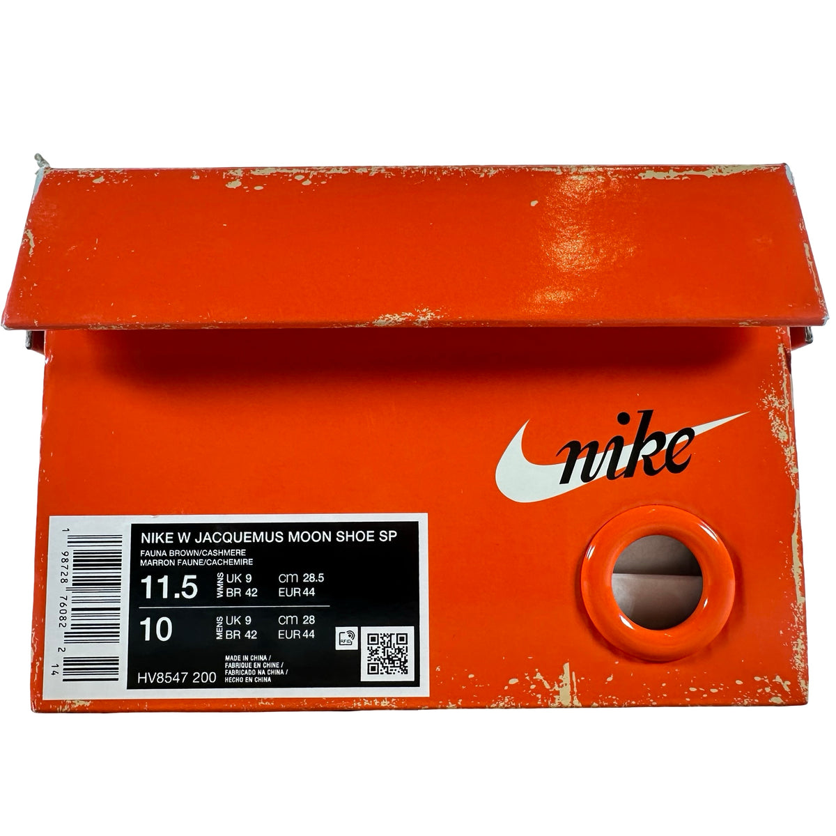 HV8547 200 Nike Moon Shoe SP Jacquemus Fauna Brown (Women's) [USED] - 11.5 W (Used)