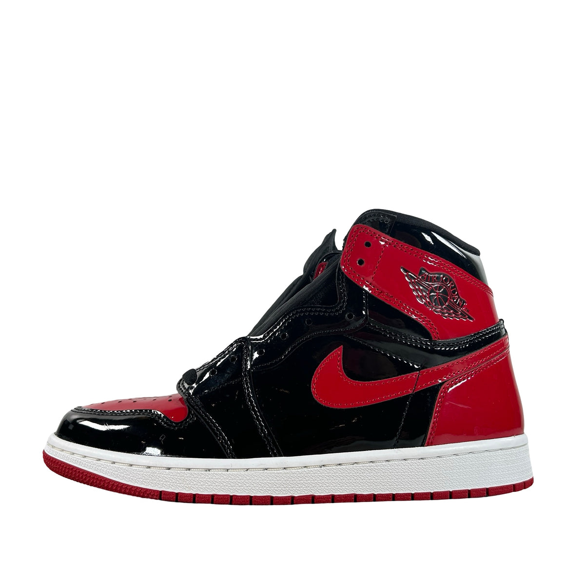 555088 063 Jordan 1 Retro High OG Patent Bred [USED] - 9.5 M (Used14)