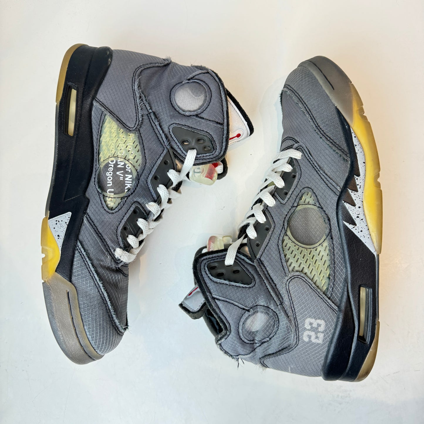 CT8480 001 Jordan 5 Off-White Black [USED] - 11 M (Used2)