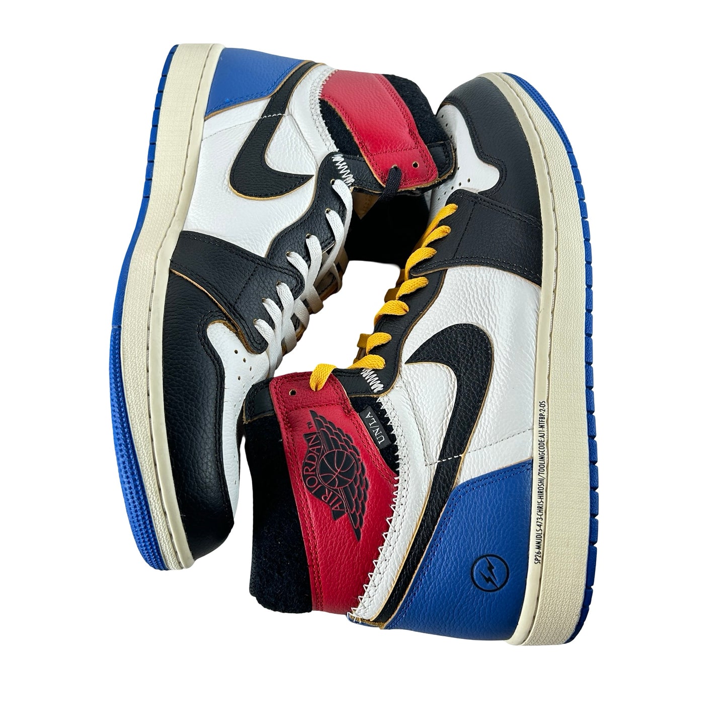 IO7847 002 Jordan 1 Retro High OG SP Fragment x Union LA Varsity Red Sport Royal [USED] - 14 M (Used2)