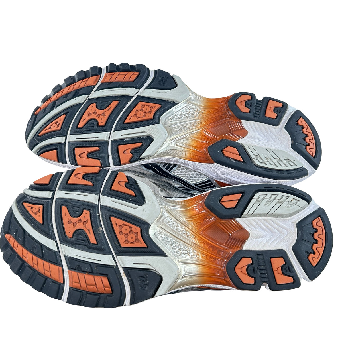1201A019 109 ASICS Gel-Kayano 14 White Piquant Orange [USED] - 8.5 M (Used2)