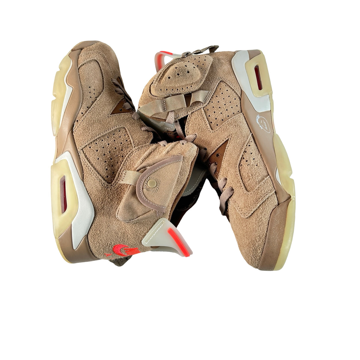 DH0690 200 Jordan 6 Retro Travis Scott British Khaki [USED] - 9.5 M (Used6)