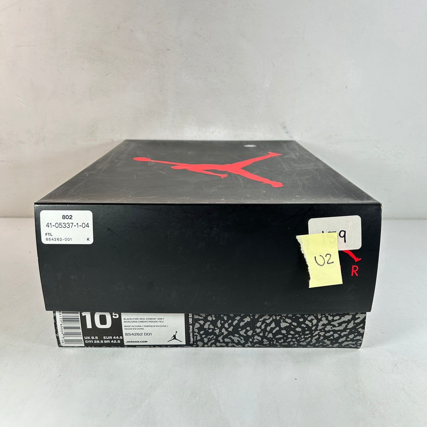 854262 001 Jordan 3 Retro Black Cement (2018) [USED] - 10.5 M (Used2)