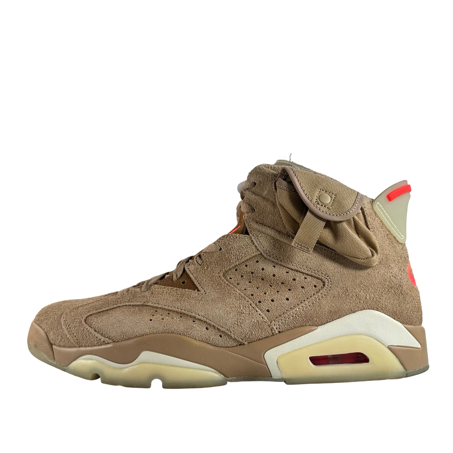 DH0690 200 Jordan 6 Retro Travis Scott British Khaki [USED] - 13 M (Used6)