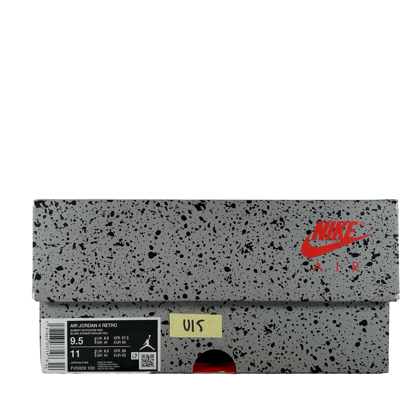 FV5029 100 Jordan 4 Retro White Cement (2025) [USED] - 9.5 M (Used15)