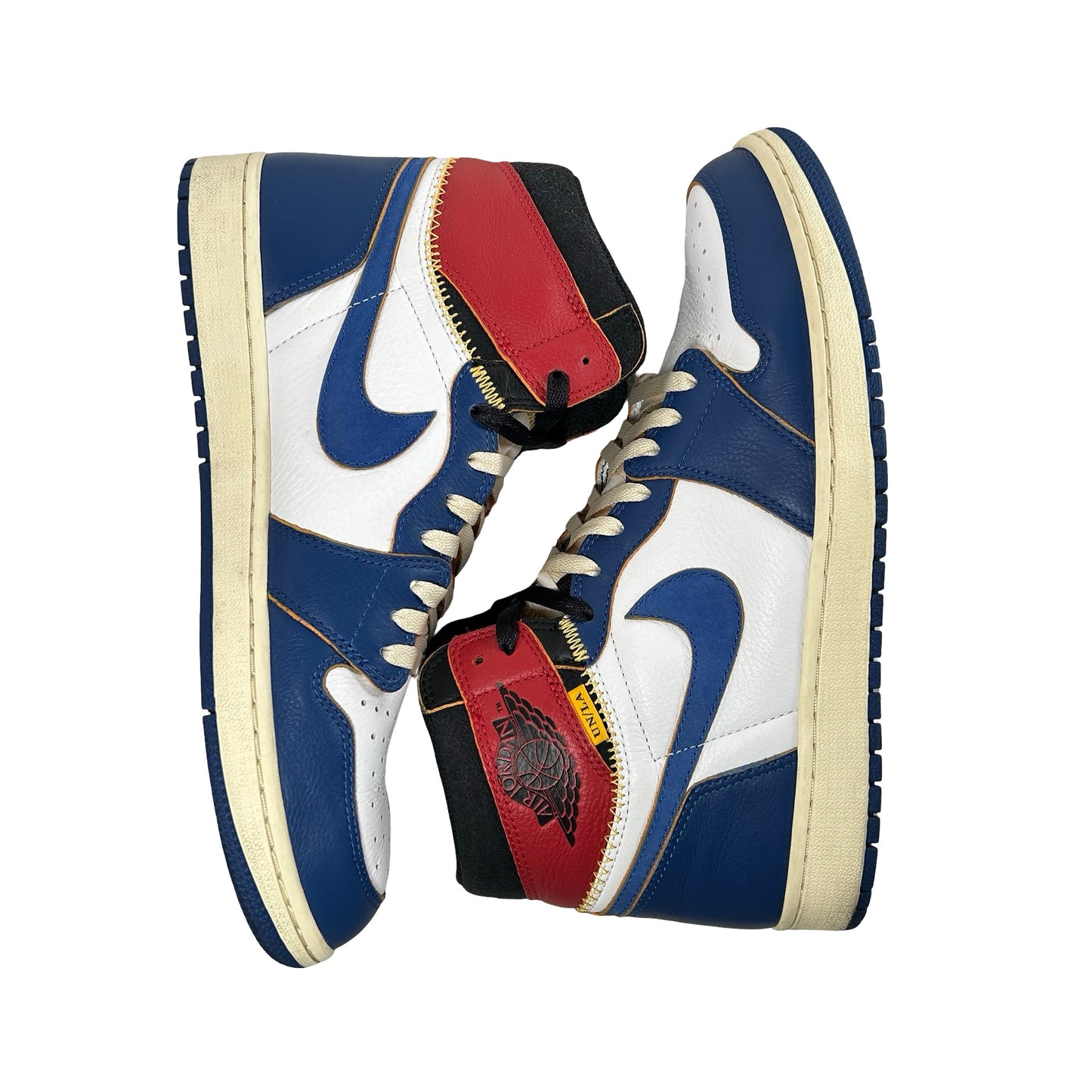 BV1300 146 Jordan 1 Union Storm Blue Toe SAMPLE [USED] - 12 M (Used)