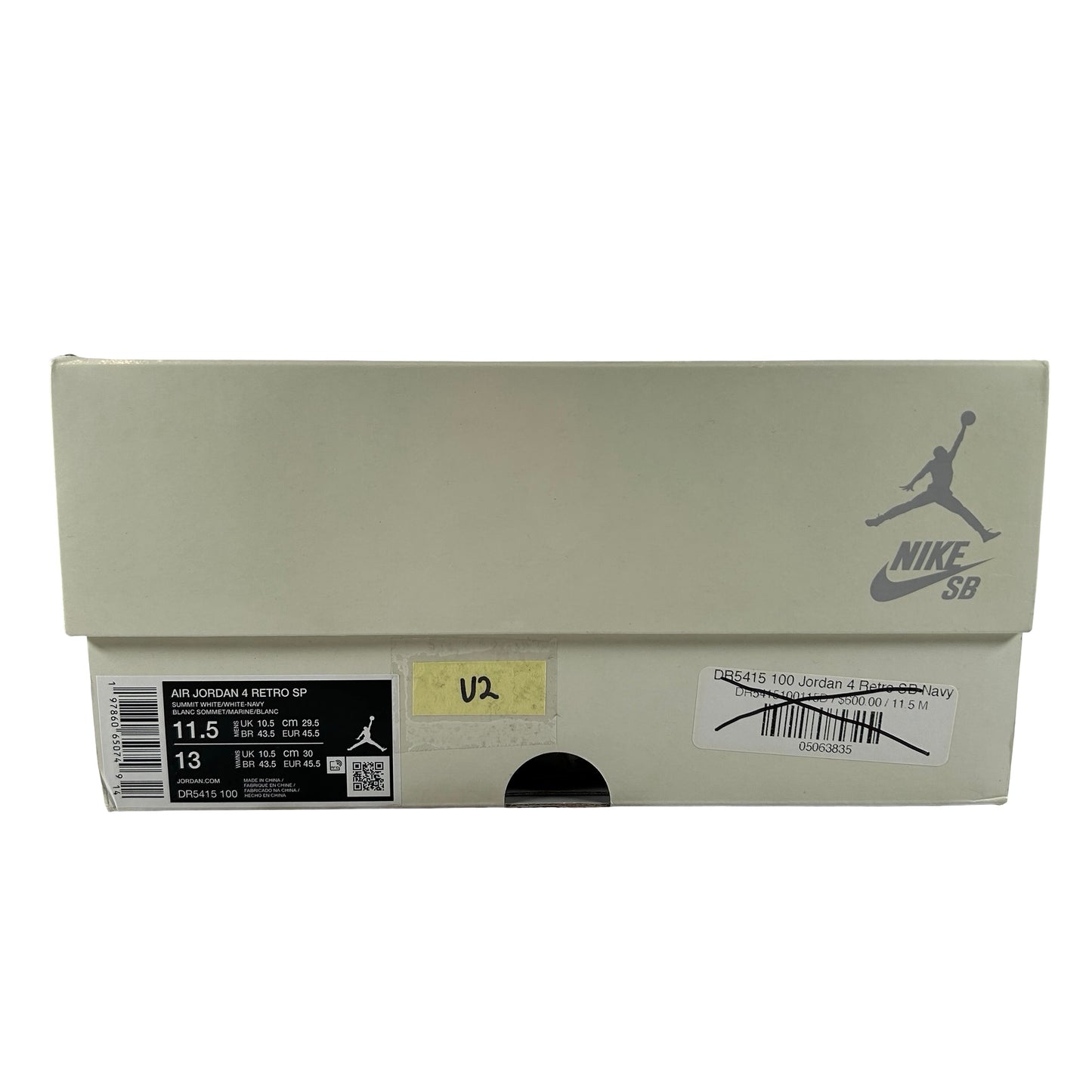 DR5415 100 Jordan 4 Retro SB Navy [USED] - 11.5 M (Used2)