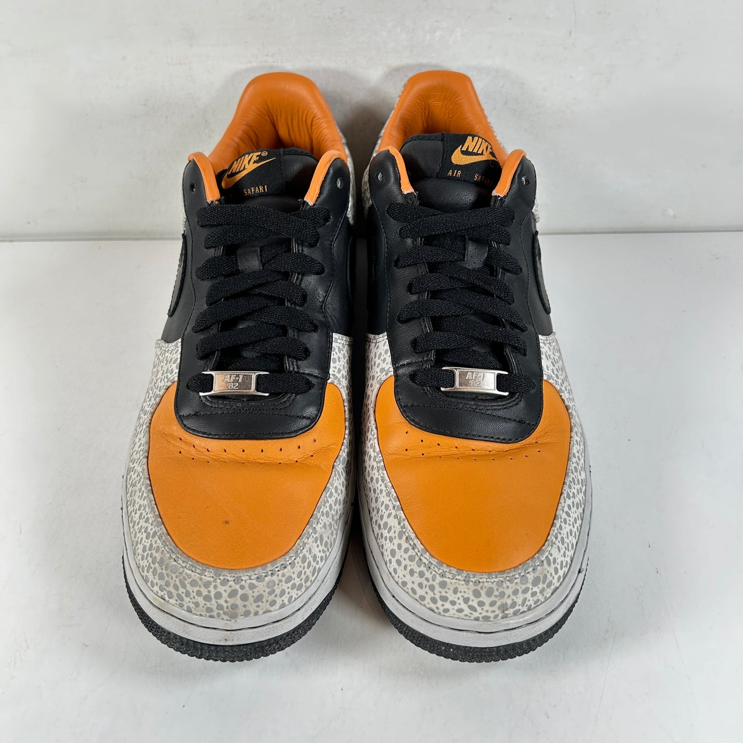 318776 801 Nike Air Force 1 Low Supreme Safari [USED] - 11 M (Used) (No Box)