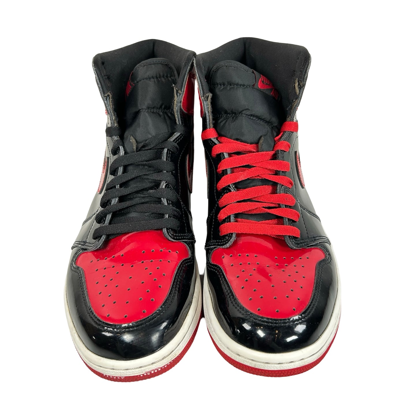 555088 063 Jordan 1 Retro High OG Patent Bred [USED] - 11 M (Used) (No Box)