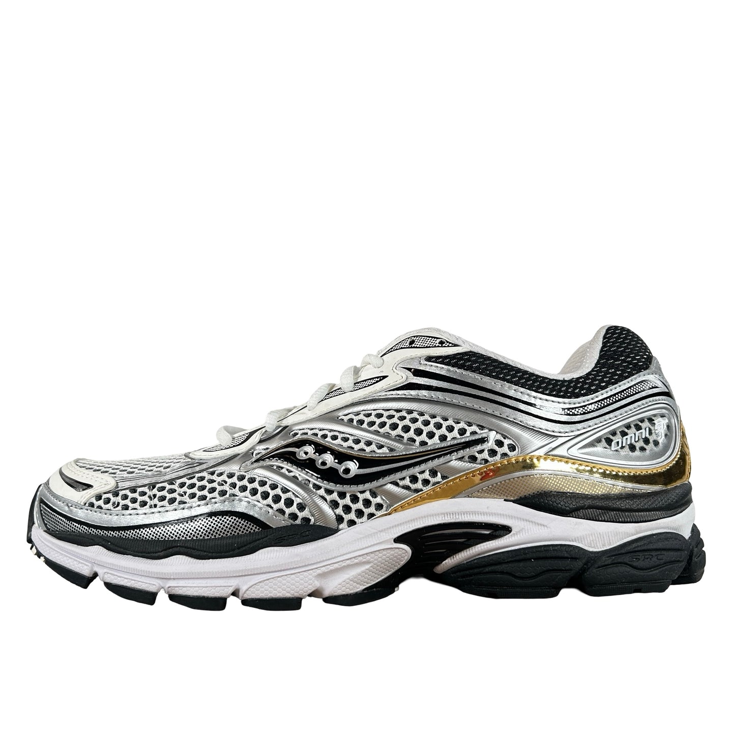 S70739 9 Saucony ProGrid Omni 9 Silver Gold [USED] - 10 M (Used) (No Box)