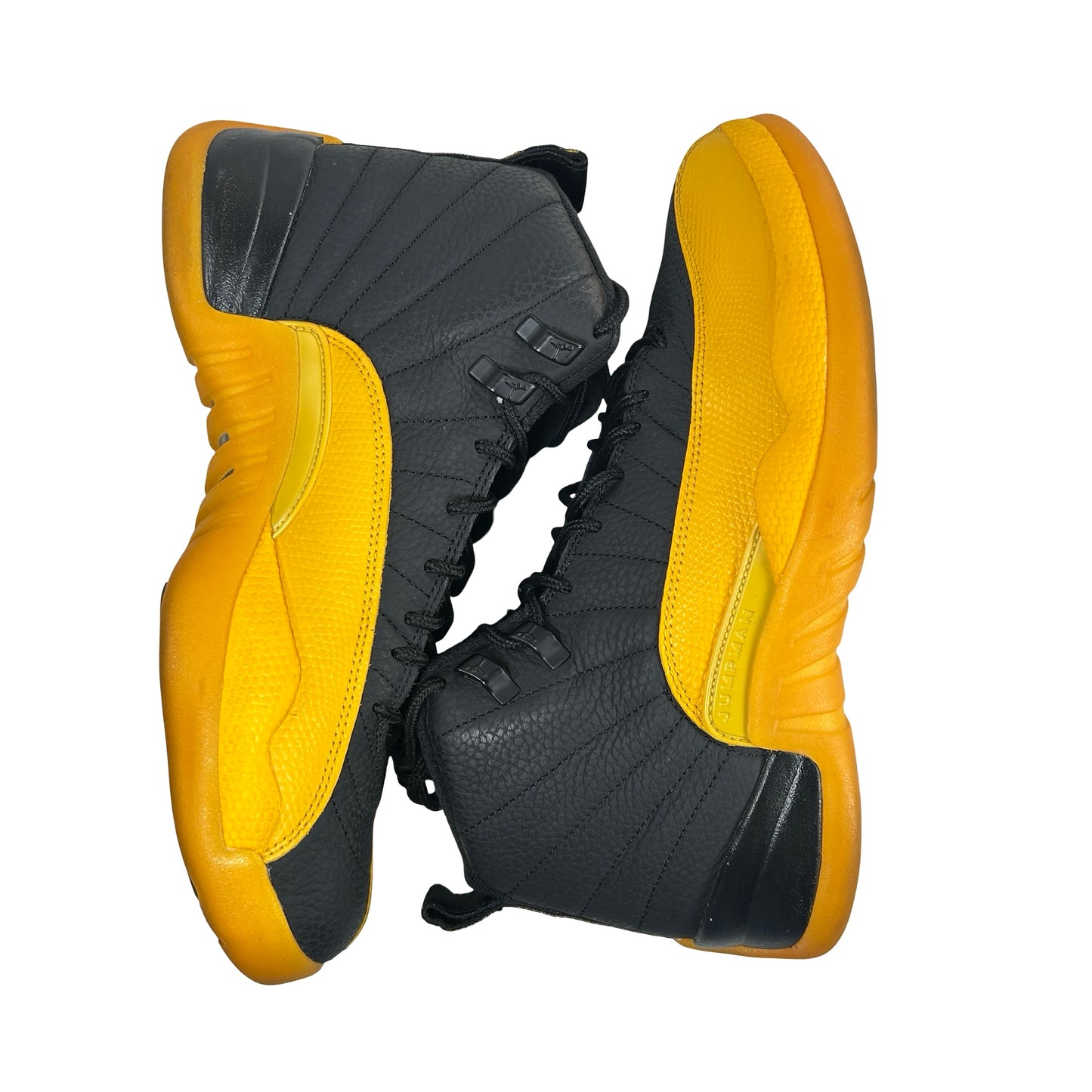 130690 070 Jordan 12 Black University Gold [USED] - 9 M (Used) (No Box)
