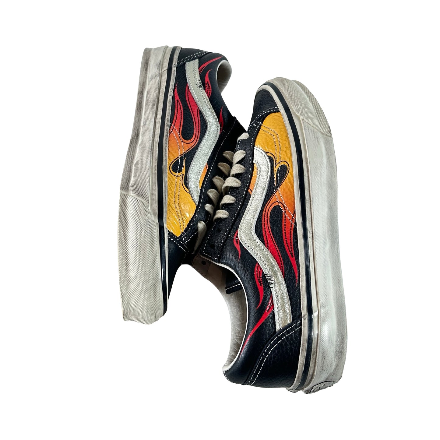 VN000D9RCJK Vans LX Old Skool Archive Flame Black [USED] - 7.5 M (Used)