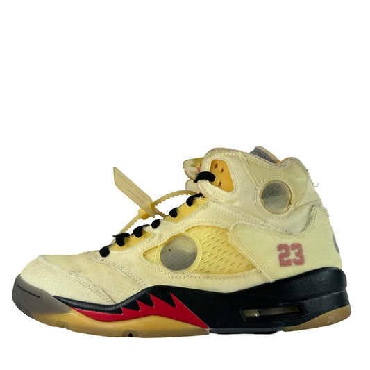 DH8565 100 Jordan 5 Off-White Sail [USED] - 10.5 M (Used4)