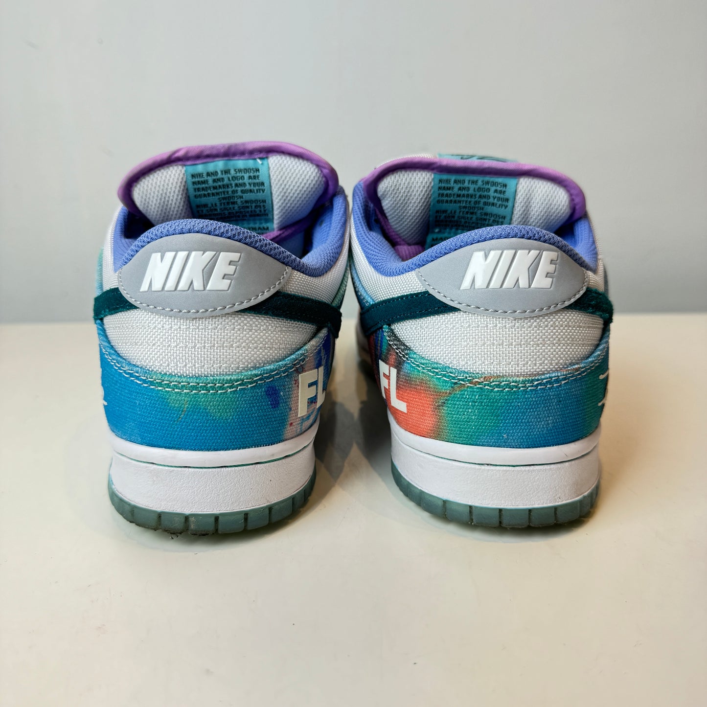 HF6061 400 Nike SB Dunk Low Futura Laboratories Bleached Aqua [USED] - 10.5 M (Used)