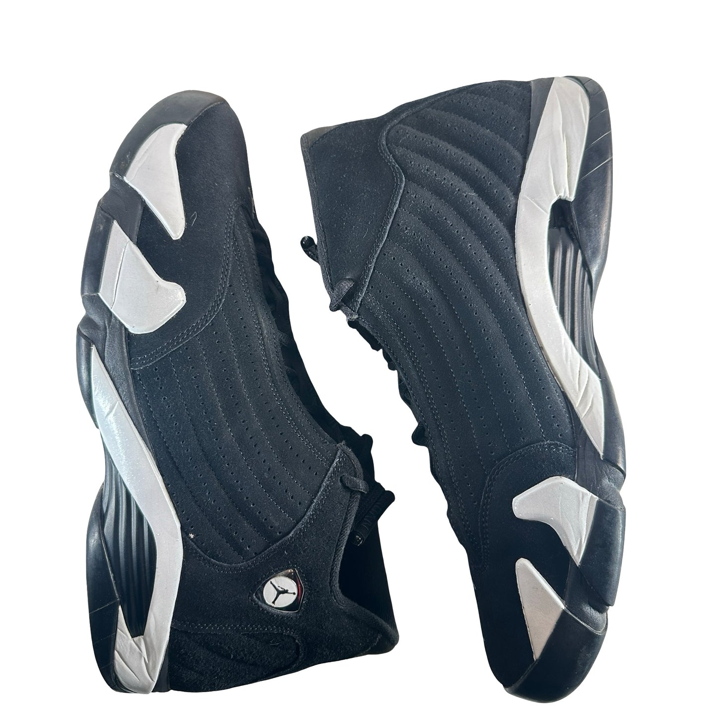 487471 016 Jordan 14 Retro Black White [USED] - 13 M (Used)