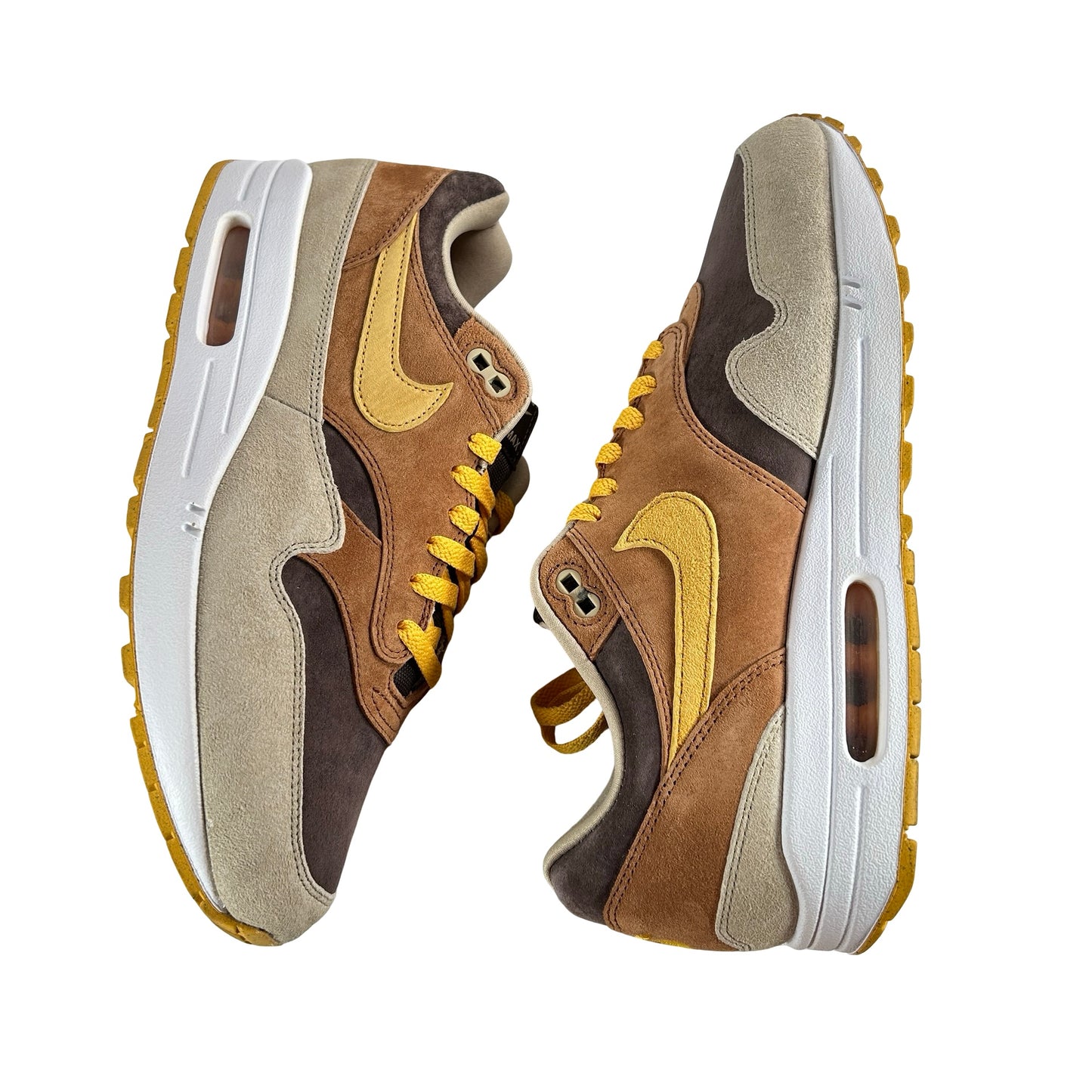 DZ0482 200 Nike Air Max 1 PRM Duck Pecan Yellow Ochre [USED] - 10.5 M (Used2)