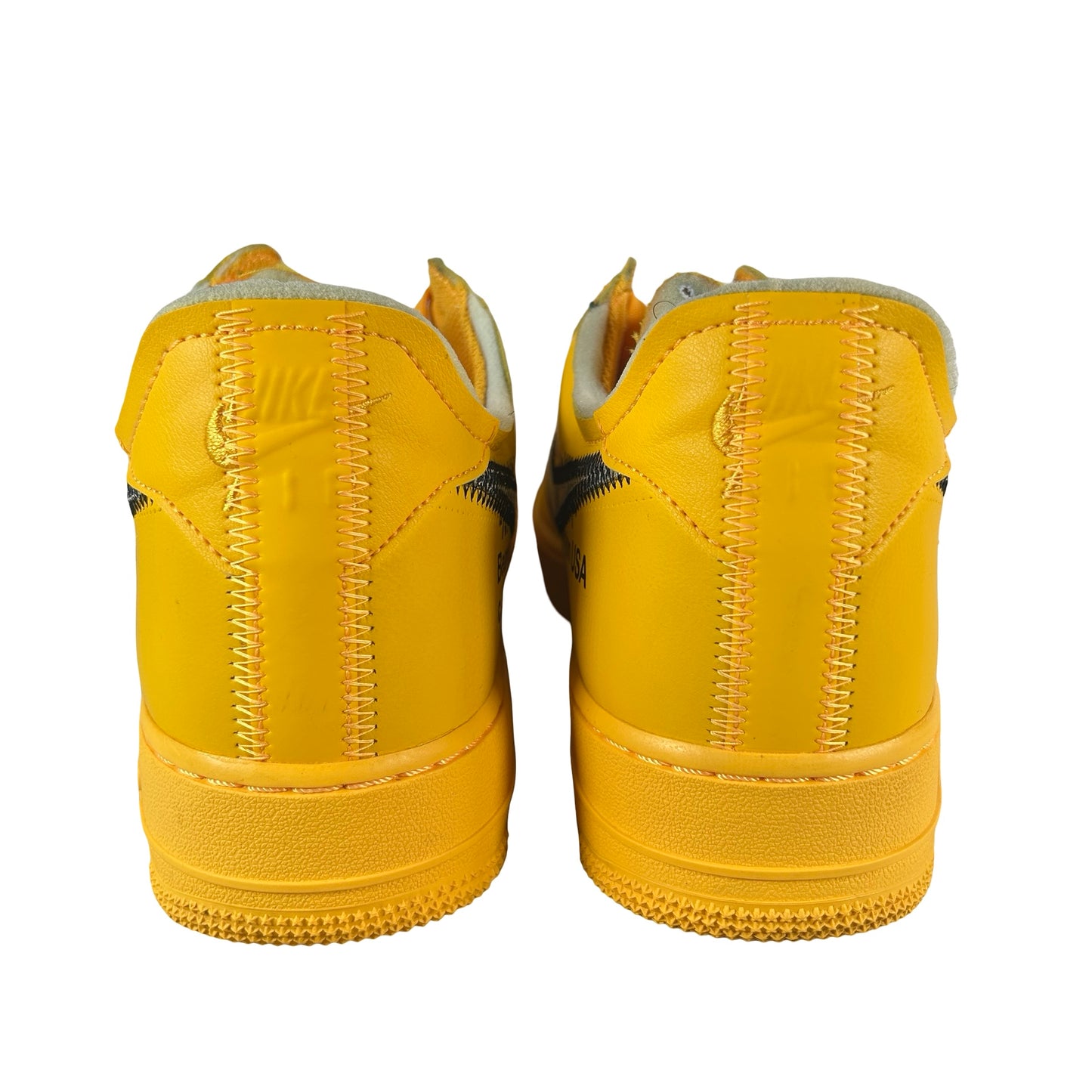 DD1876 700 Nike Air Force 1 Low Off-White ICA University Gold [USED] - 10.5 M (Used2)