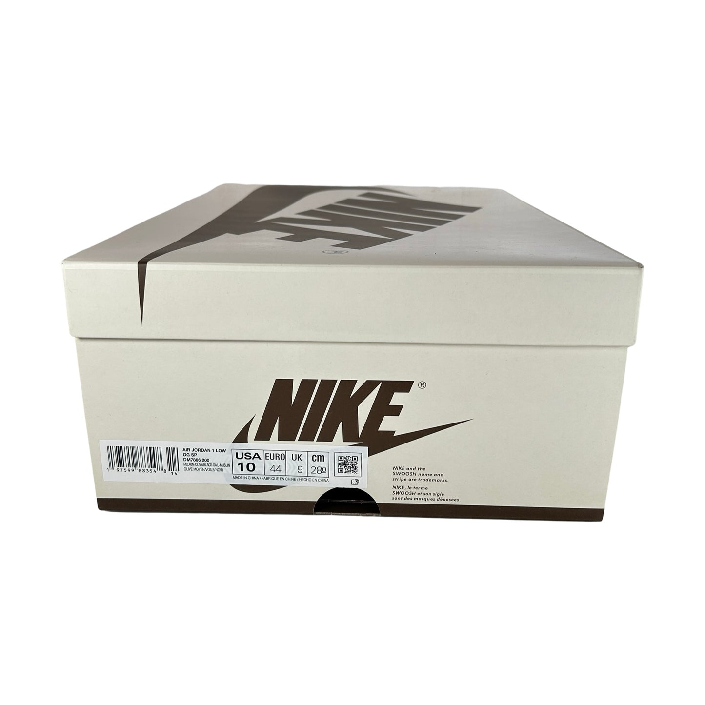 DM7866 200 Jordan 1 Retro Low OG SP Travis Scott Medium Olive [USED] - 10 (Used)