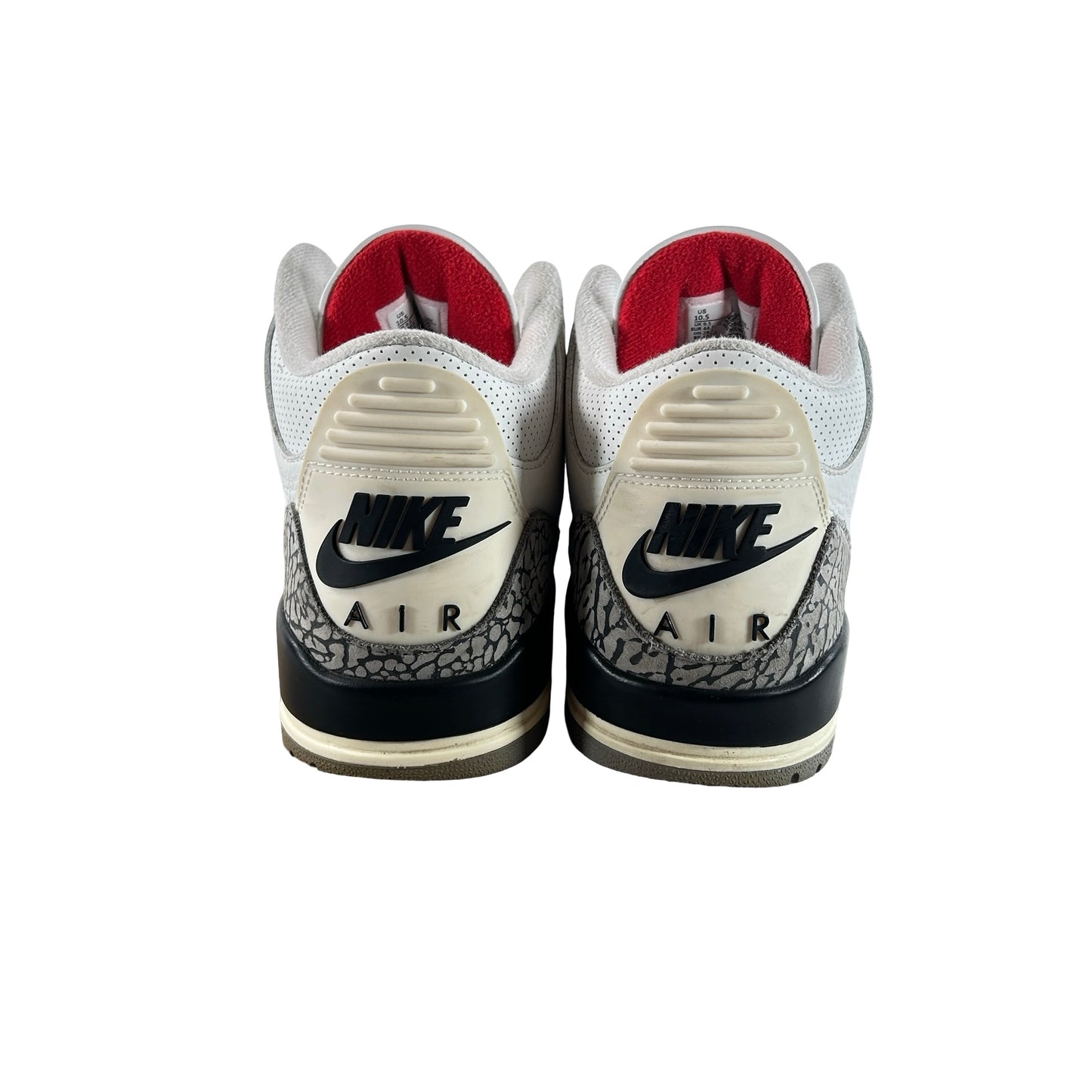 DN3707 100 Jordan 3 Retro White Cement Reimagined [USED] - 10.5 M (Used4) (No Box4)