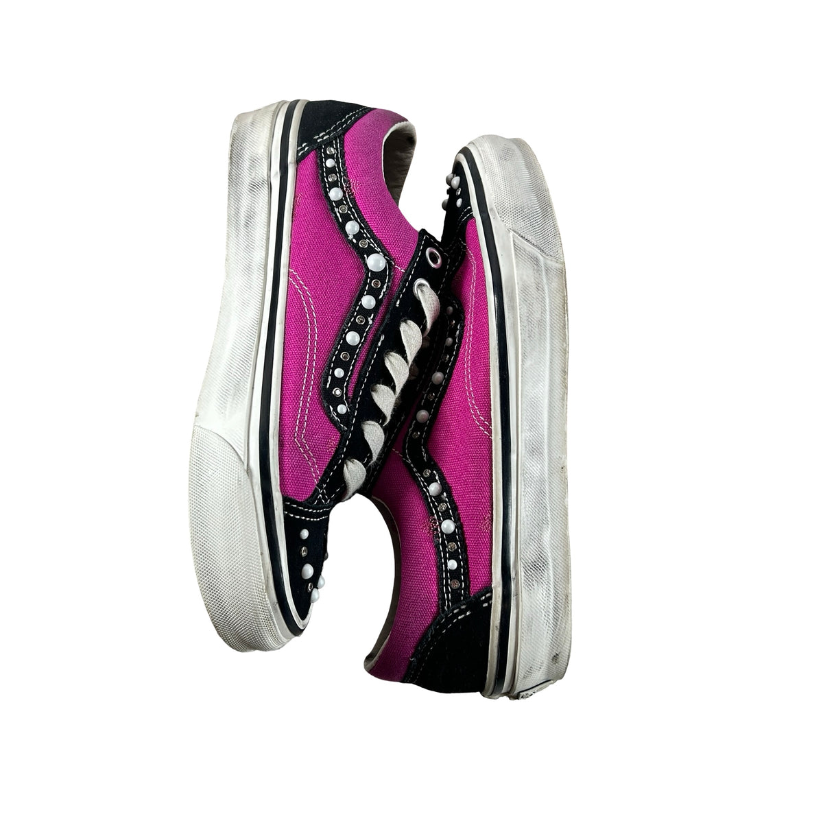 VN000E8VHLE Vans OTW Old Skool 36 Pearlized Pack Pink Black [USED] - 6 M (Used)