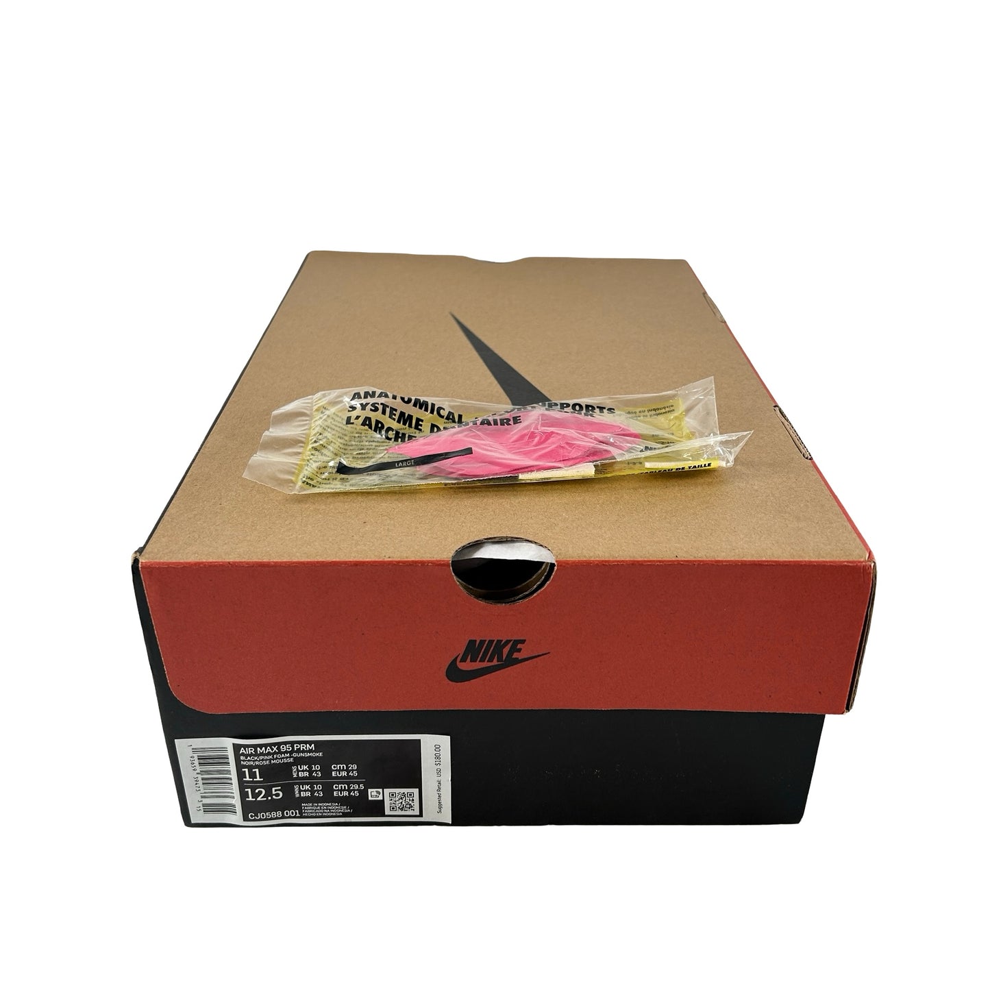 CJ0588 001 Nike Air Max 95 Gunsmoke Pink Foam [USED] - 11 M (Used)