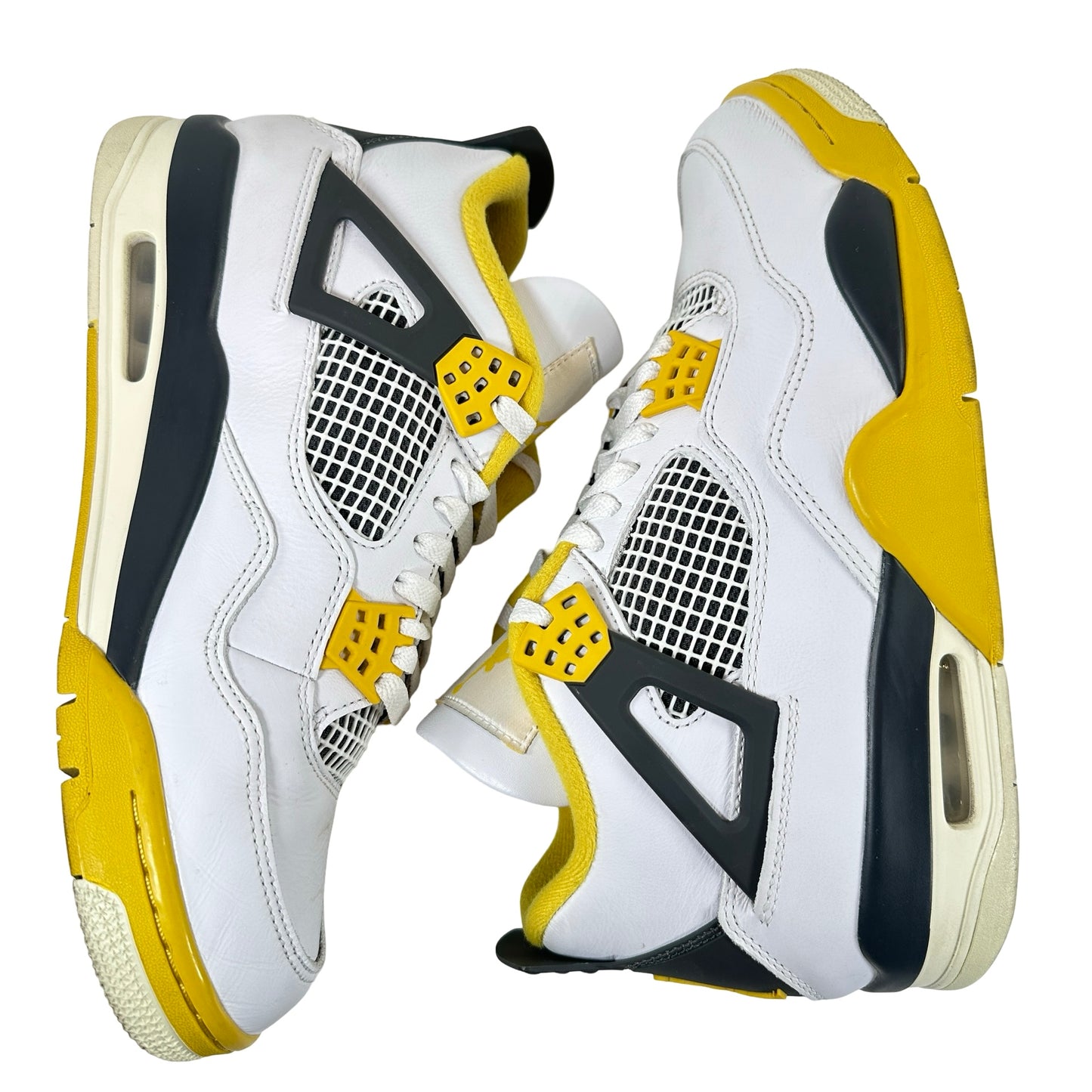 AQ9129 101 Jordan 4 Retro Vivid Sulfur (Women's) [USED] - 10.5 W (Used)