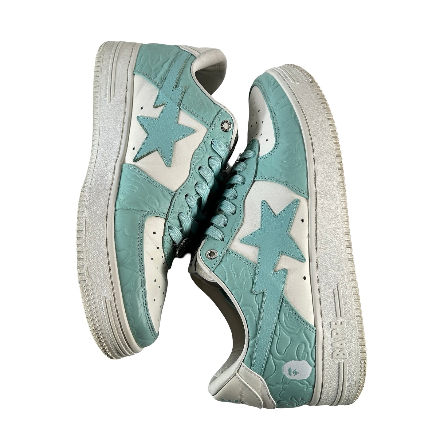 1K30 191 304 SAX A Bathing Ape Bape Sta #4 Line Camo White Sax [USED] - 11 M (Used) (Replace Box)