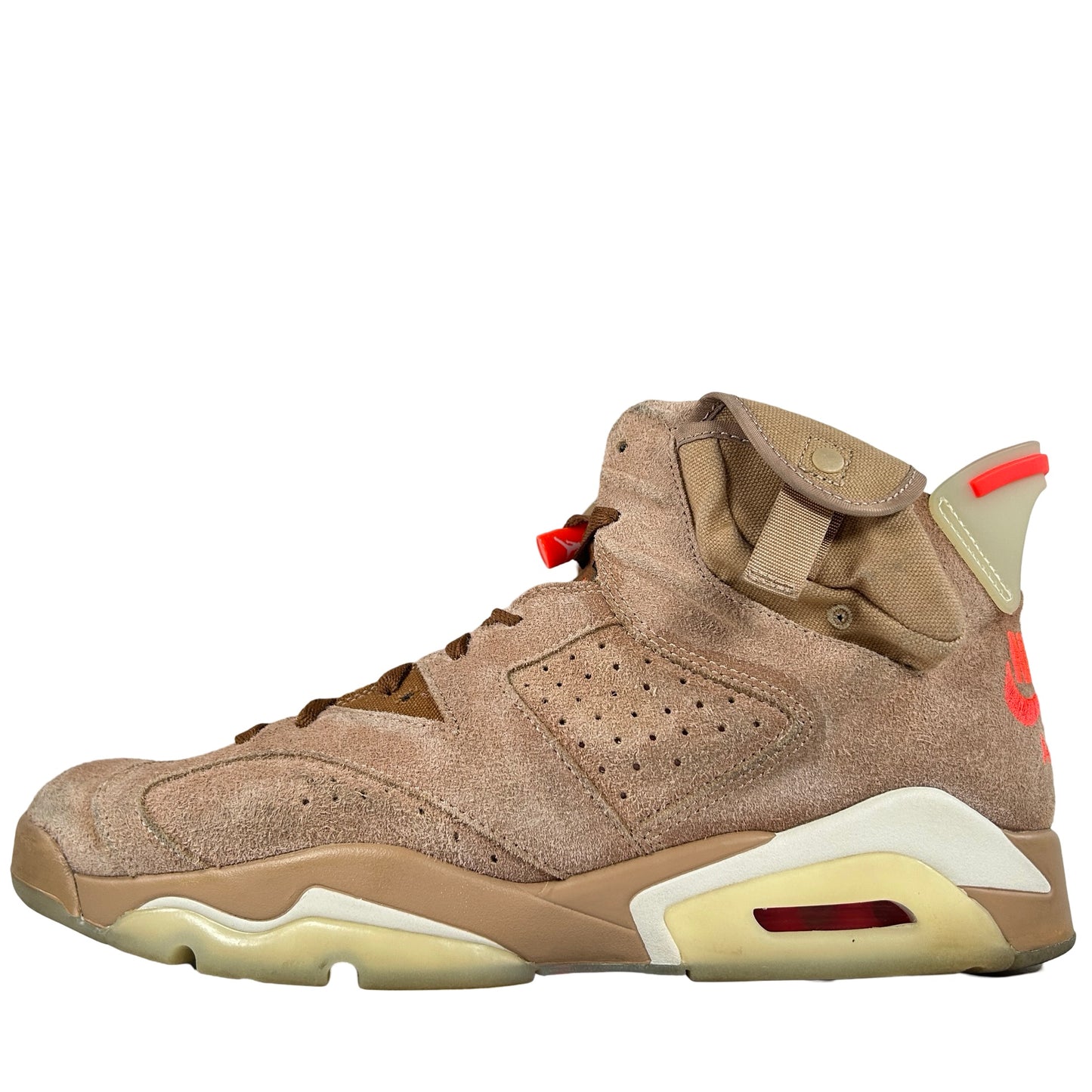 DH0690 200 Jordan 6 Retro Travis Scott British Khaki [USED] - 13 M (Used5)
