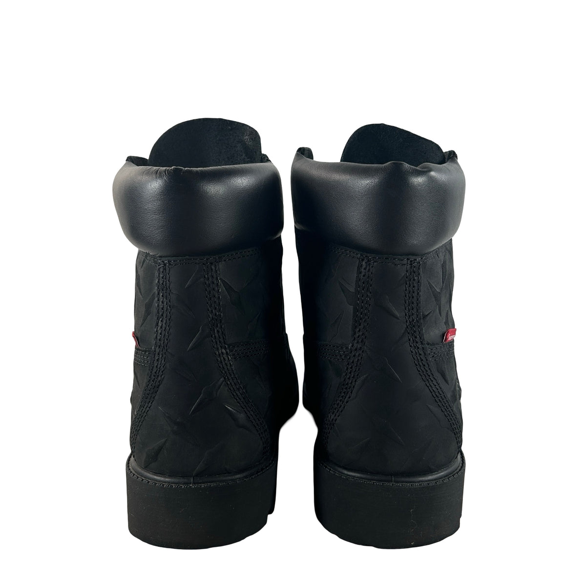 TB0A6DE1 001 Timberland 6" Waterproof Boot Supreme Diamond Plate Black (2026) [USED] - 9.5 M (Used)