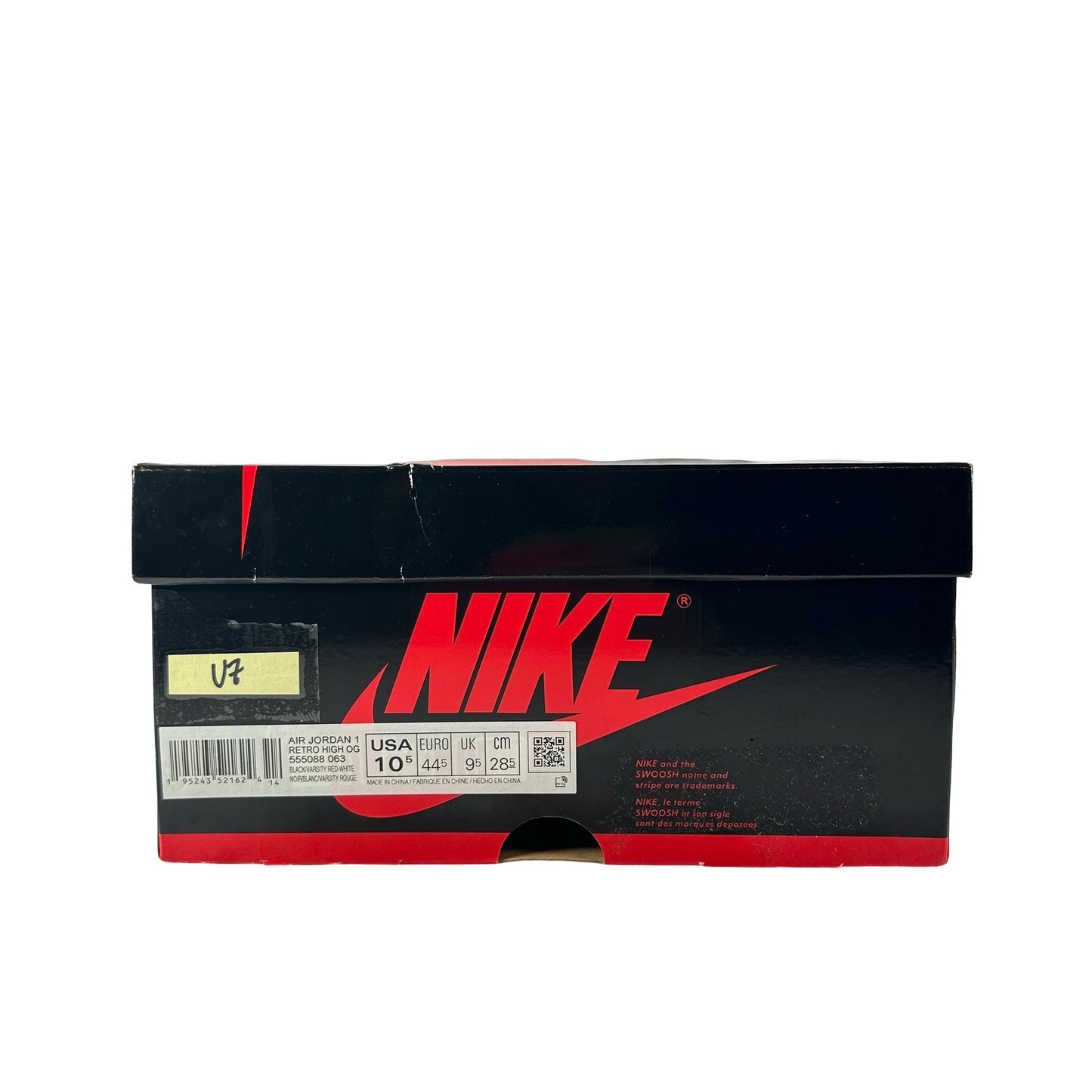 555088 063 Jordan 1 Retro High OG Patent Bred [USED] - 10.5 M (Used7)