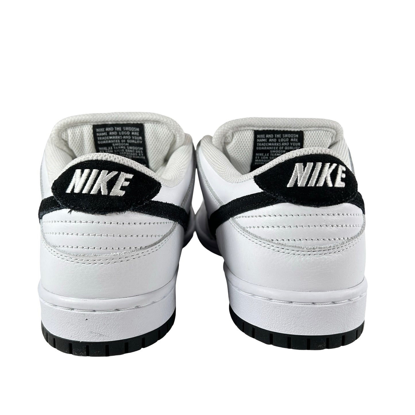 HF3704 100 Nike SB Dunk Low White Black [CONDITIONAL] - 10 M (Small Mark on Left Sole)