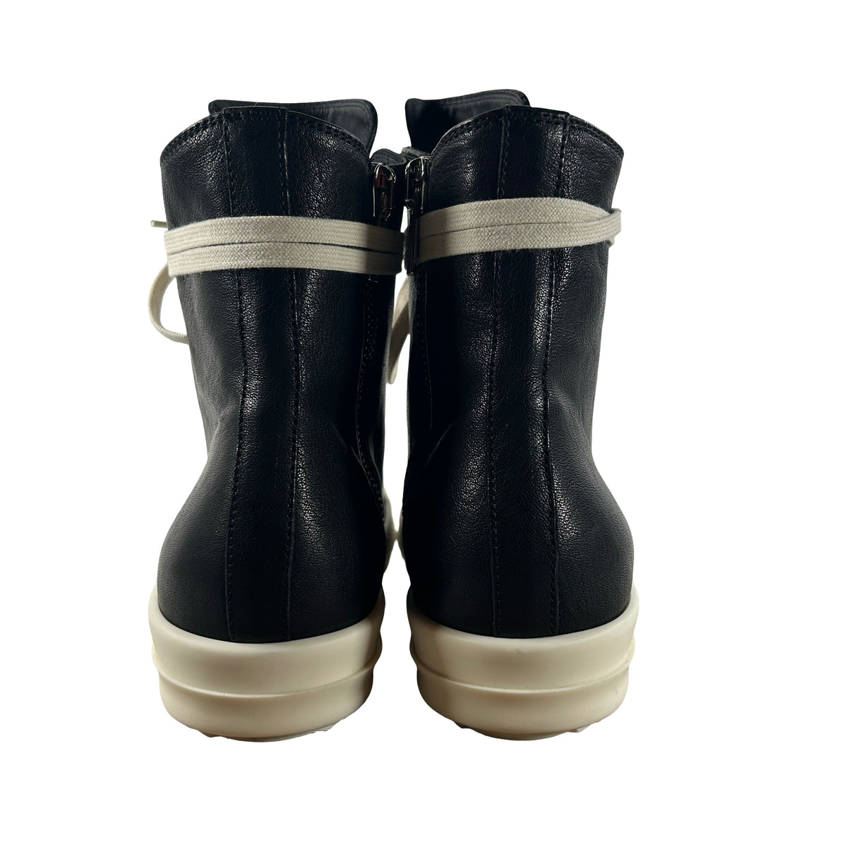 RR02F4890 LGY 8411 Rick Owens Tower Sneaks High-Top Black Milk