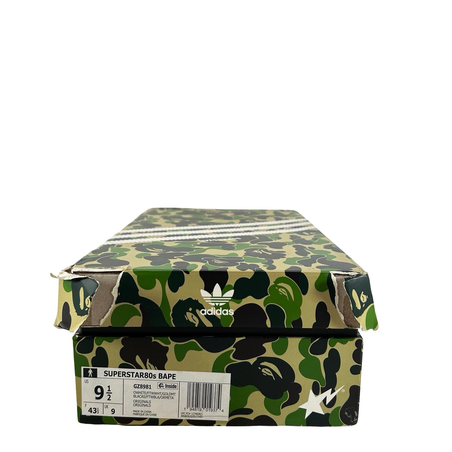 GZ8981 adidas Superstar Bape ABC Camo Green [USED] - 9.5 (Used)
