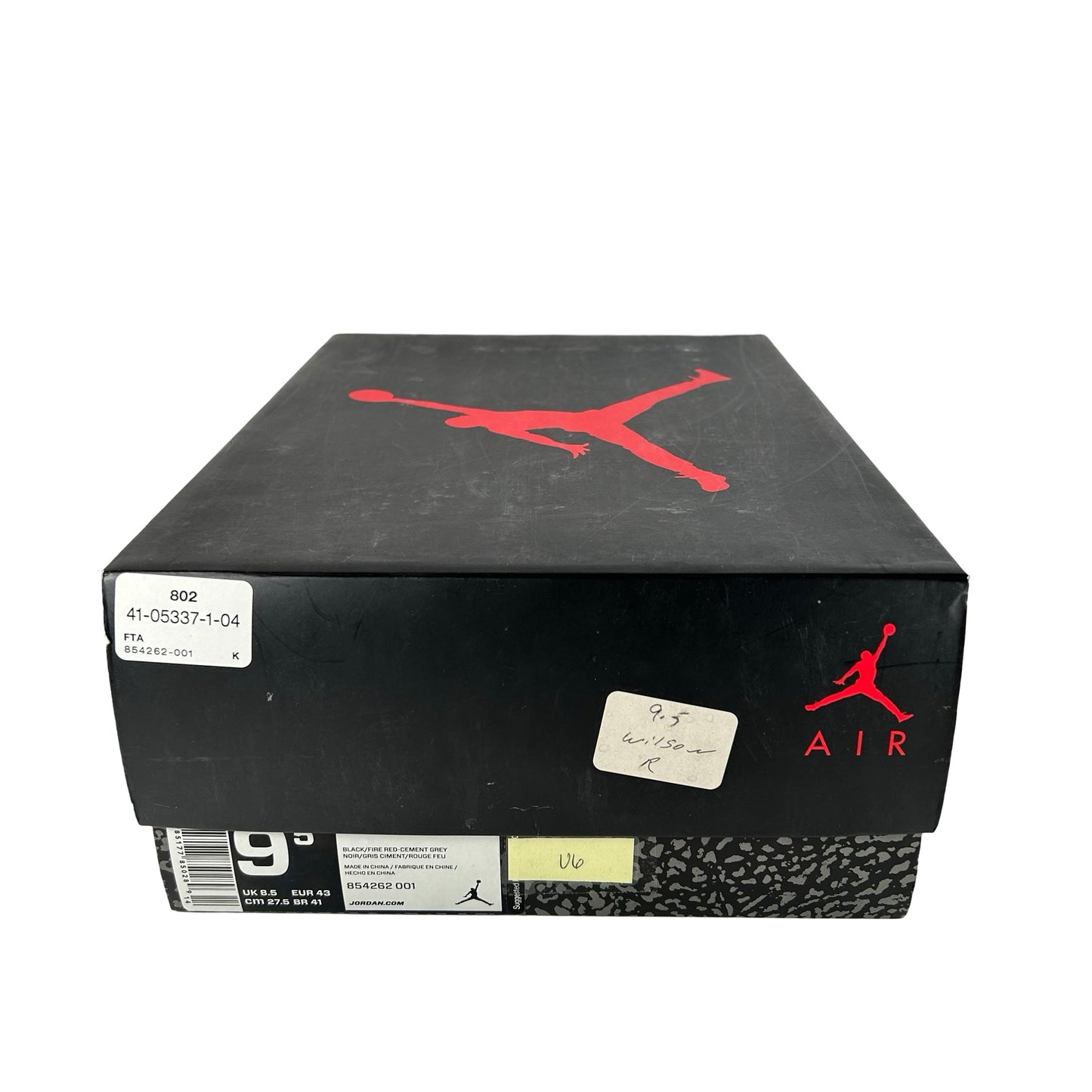 854262 001 Jordan 3 Retro Black Cement (2018) [USED] - 9.5 M (Used6)