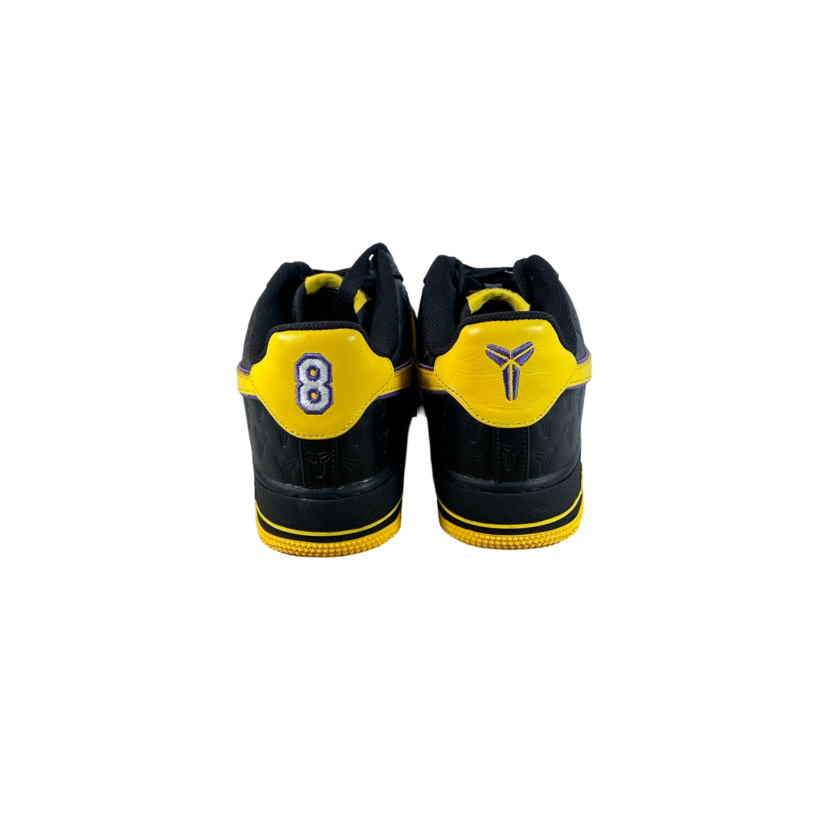 HV5122 001 Nike Air Force 1 Low Kobe Bryant Lakers Away (Non-Numbered) [USED] - 9.5 M (Used) (No Box)