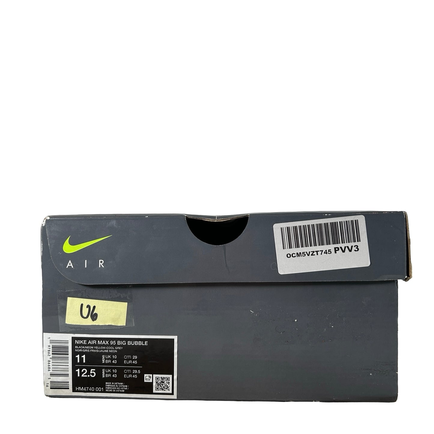 HM4740 001 Nike Air Max 95 OG Big Bubble Neon (2025) [USED] - 11 M (Used6)