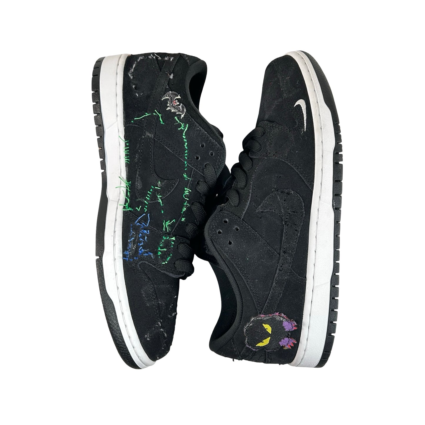 DQ4488 001 Nike SB Dunk Low Pro QS Neckface - 9 M (Patches Cut Off)