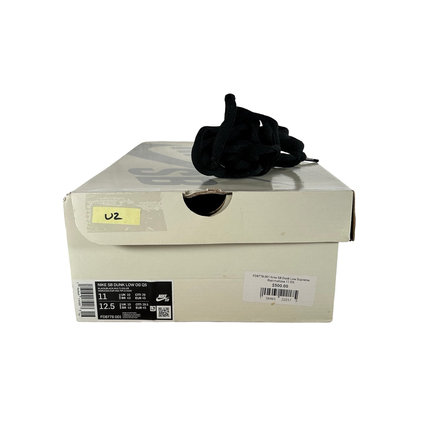 FD8778 001 Nike SB Dunk Low Supreme Rammellzee [USED] - 11 M (Used2)