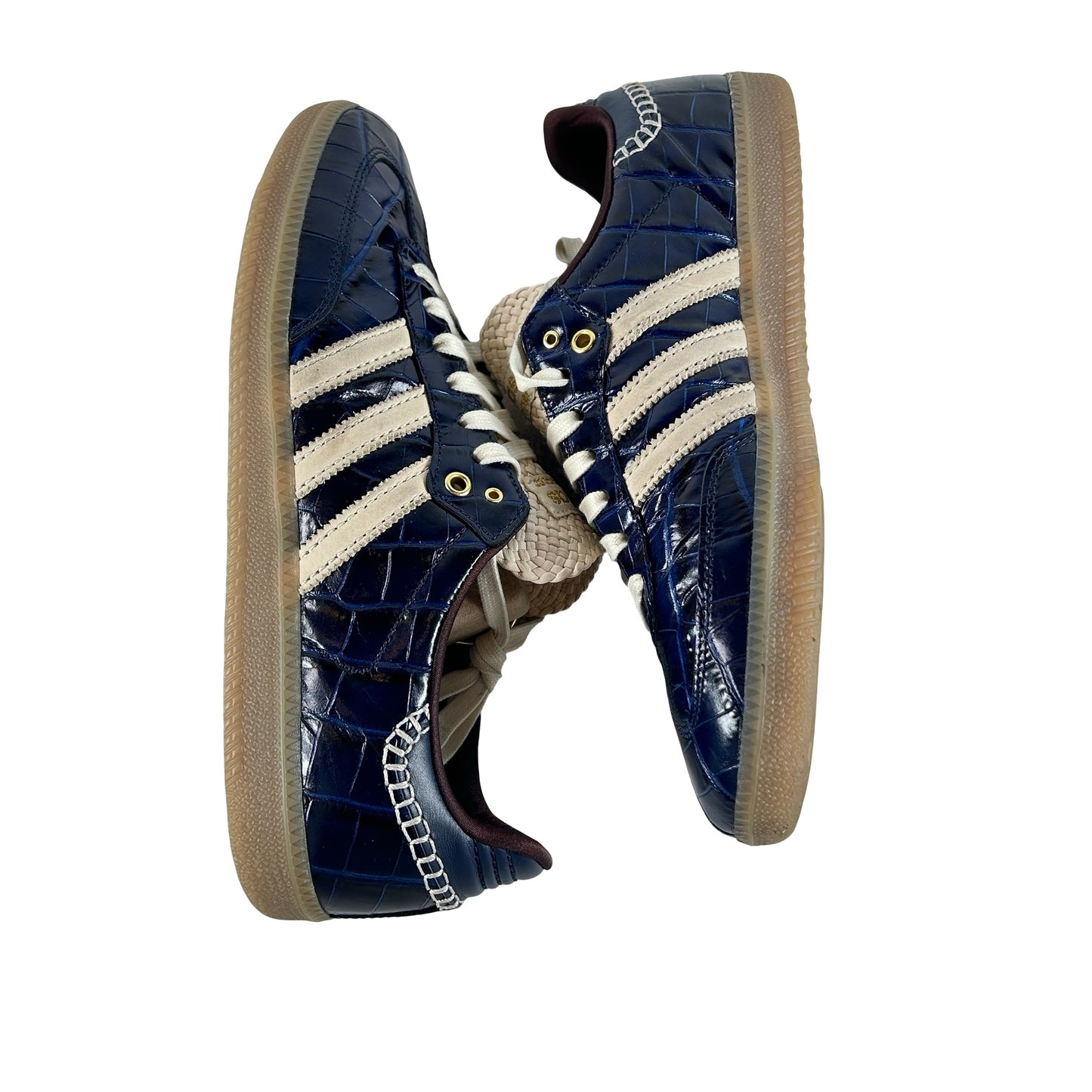 JH9825 adidas Samba Wales Bonner Navy Croc [USED] - 10.5 M (Used)