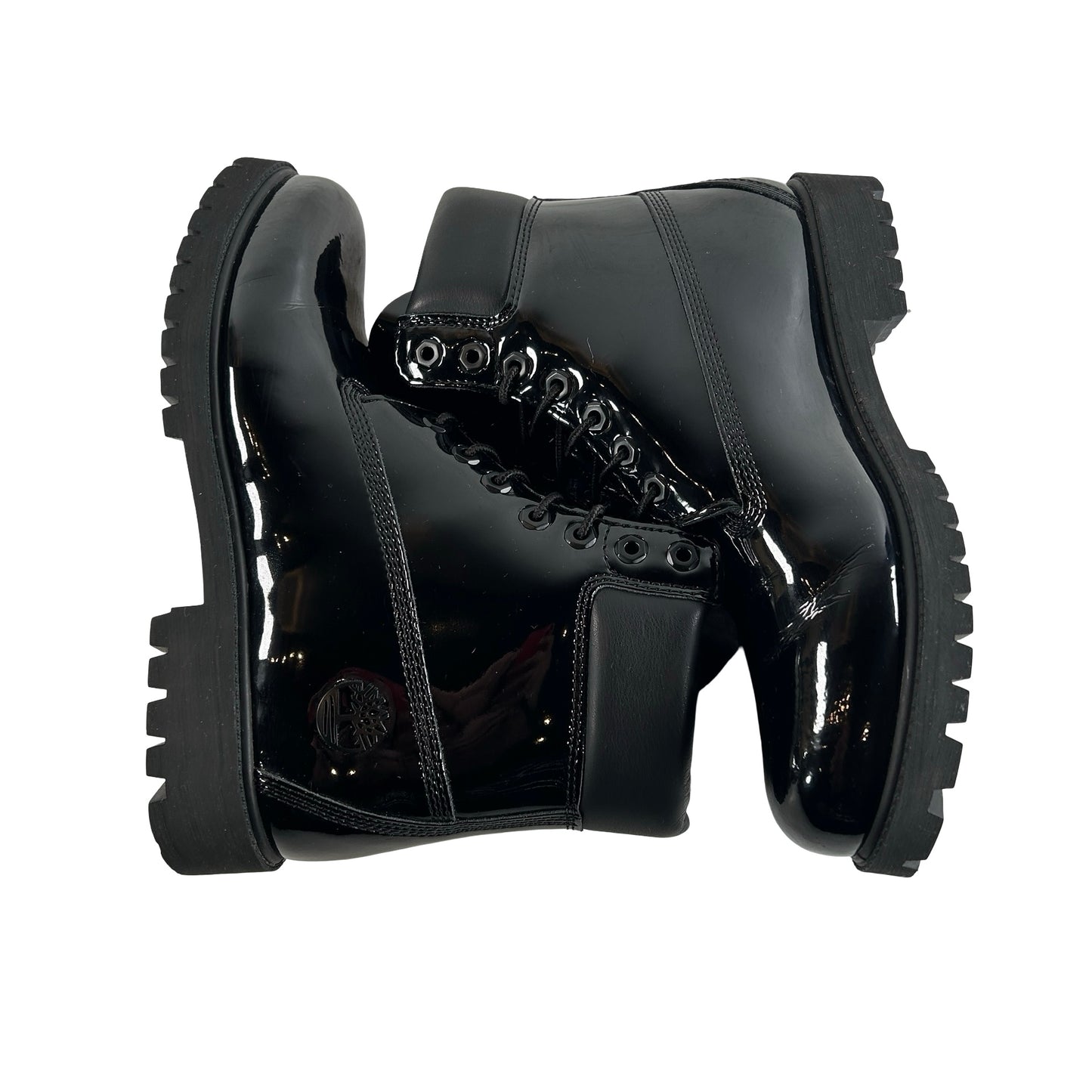 TB0A41MWEL6 Timberland 6" Premium Waterproof Patent Boots Black [USED] - 9.5 M (Used) (No Box)