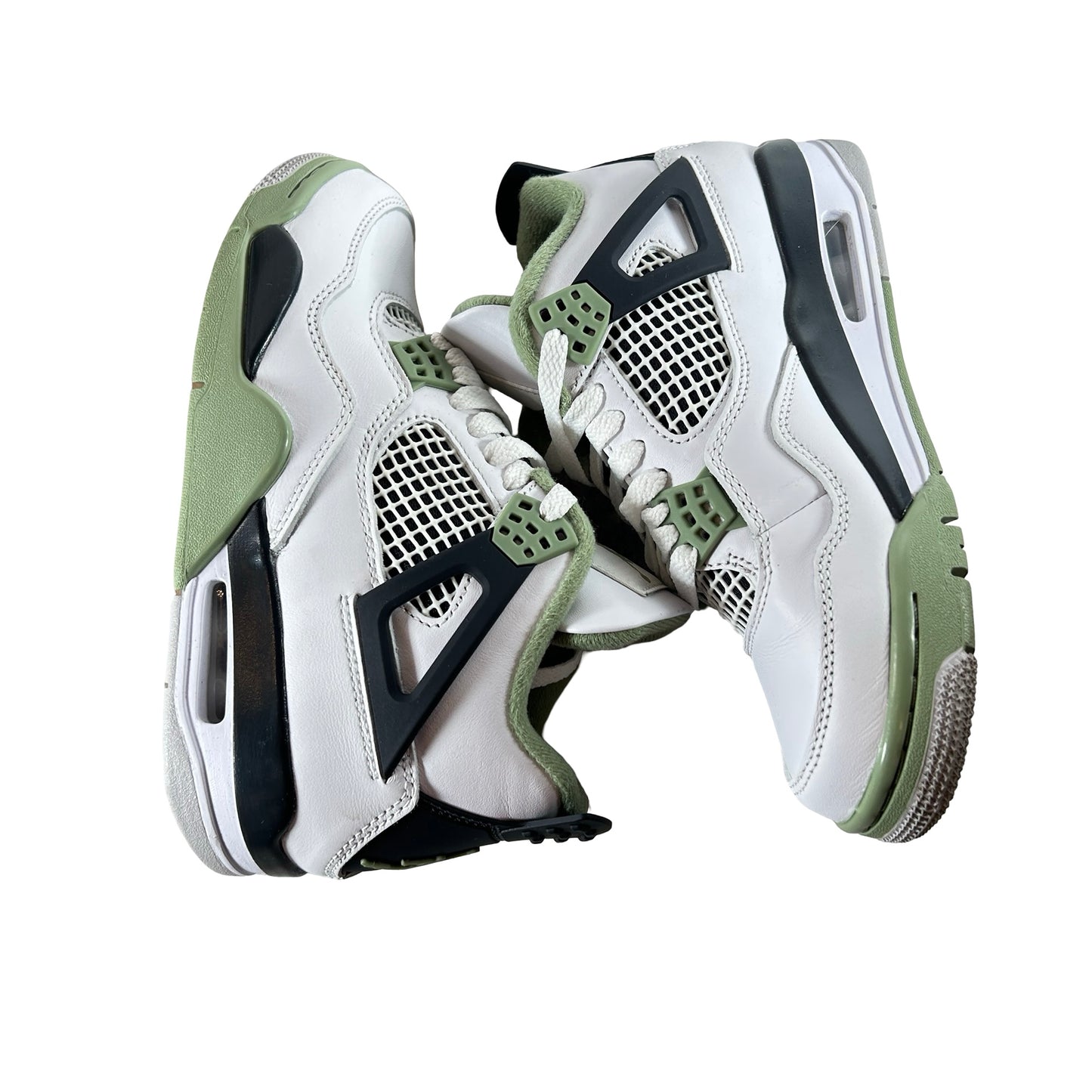 AQ9129 103 Jordan 4 Retro Seafoam (W) [USED] - 5.5 W (Used)