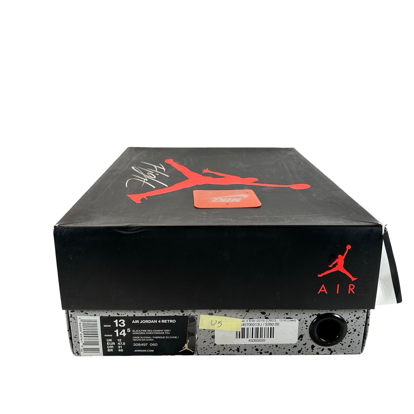 308497 060 Jordan 4 Bred (2019) [USED] - 13 M (Used5)