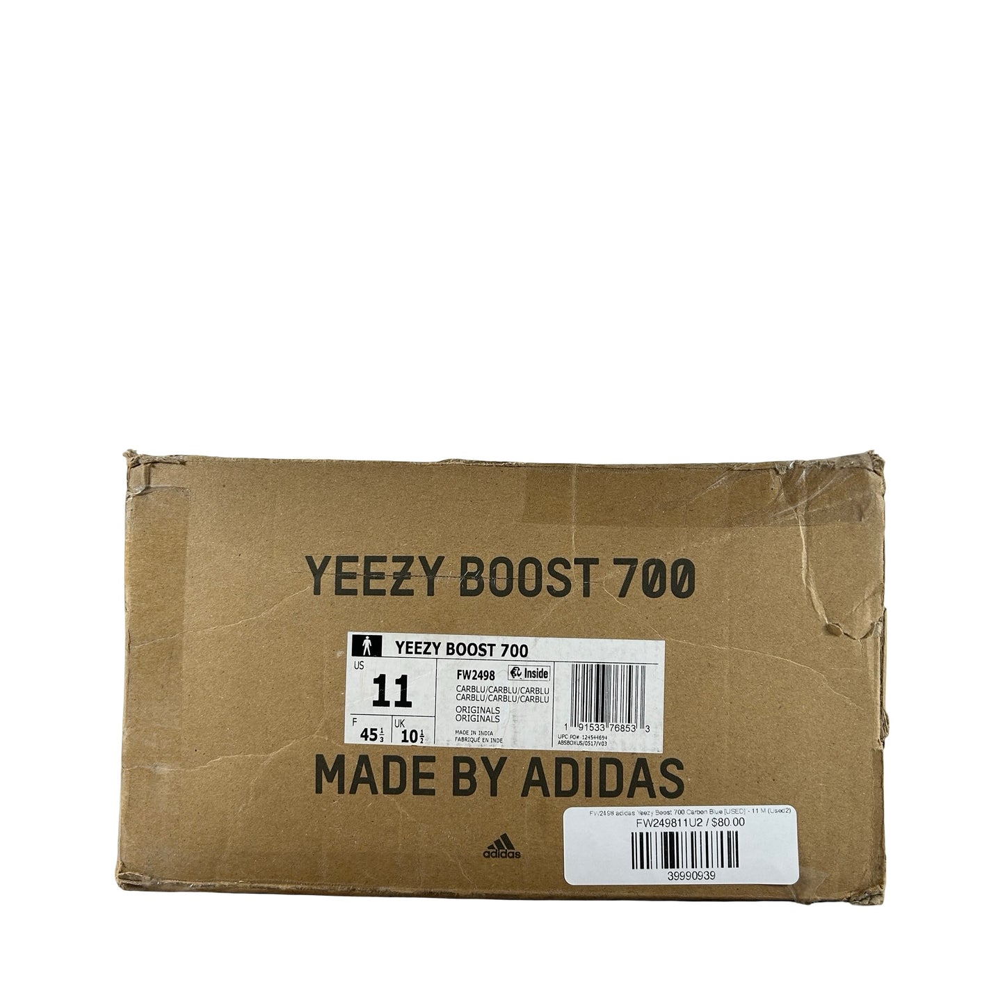 FW2498 adidas Yeezy Boost 700 Carbon Blue [USED] - 11 M (Used)