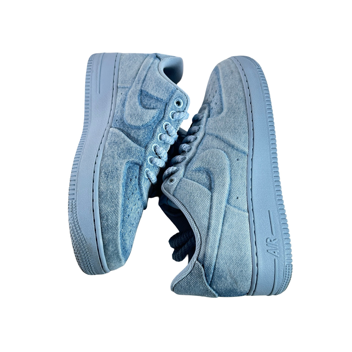 IQ9773 400 Nike Air Force 1 Low Ja Morant Denim Light Armory Blue [USED] - 9 M (Used)