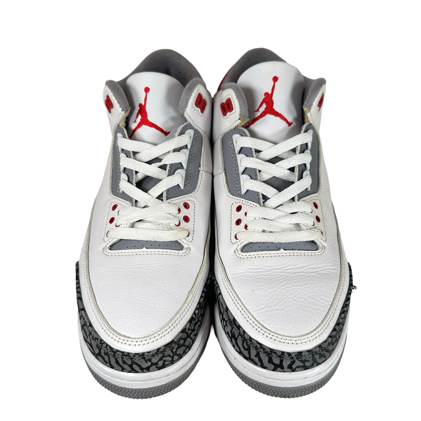 DN3707 160 Jordan 3 Retro Fire Red (2022) [USED] - 10.5 M (Used) (No Box)