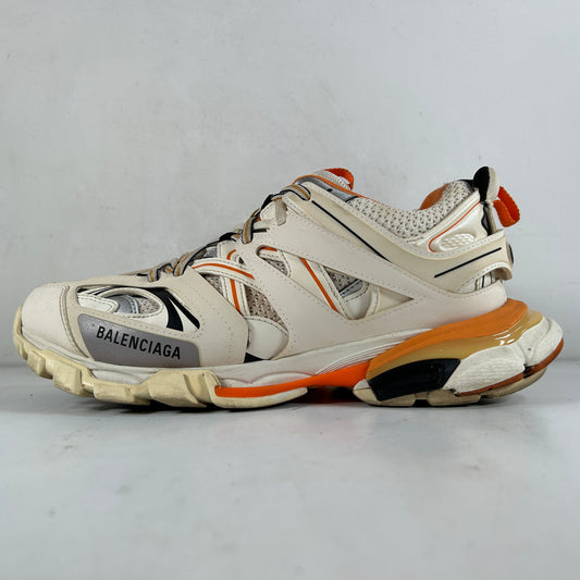 542023W1GB19059 Balenciaga Track Sneaker 'White Orange' [USED] - 10 M (Used) (No Box)