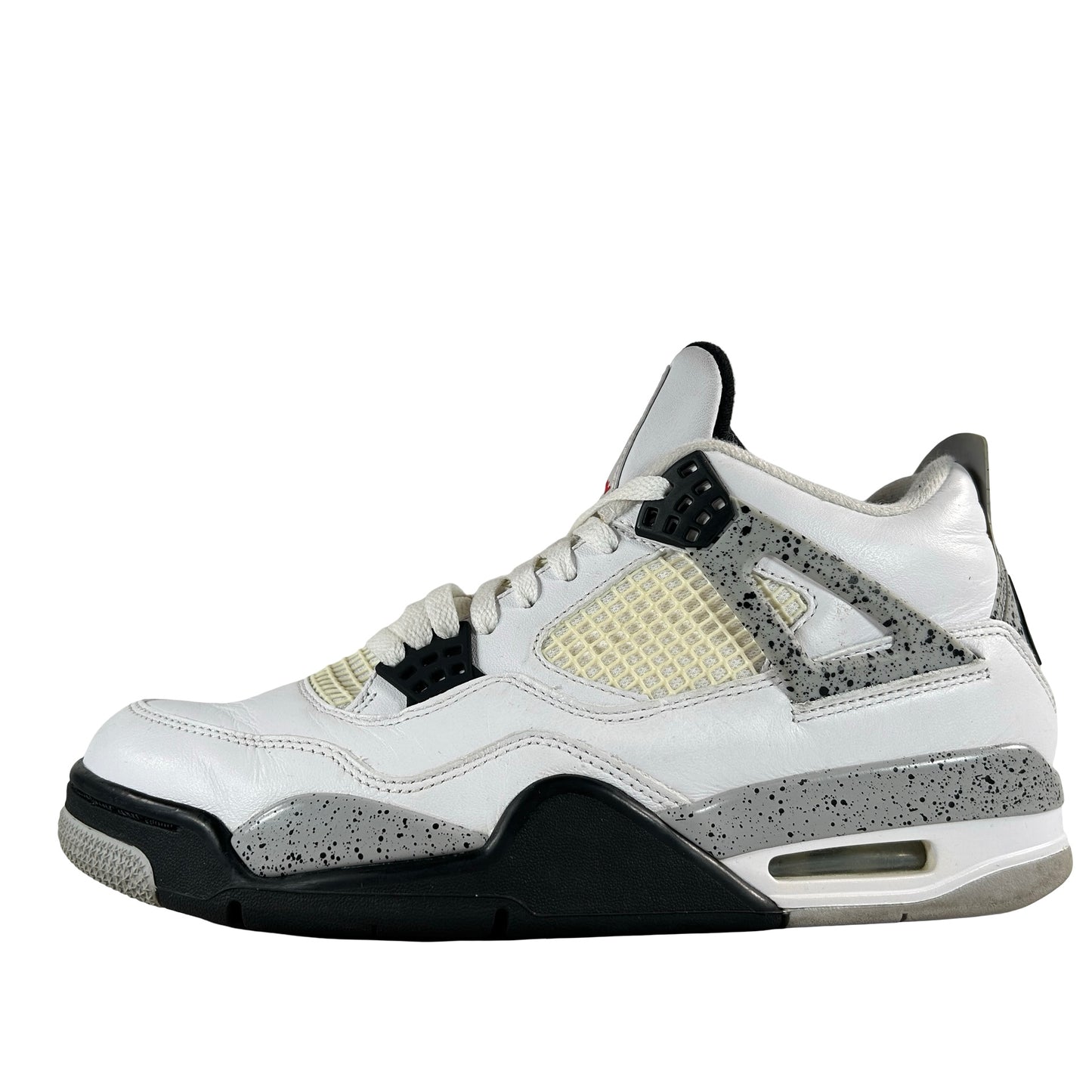 840606 192 Jordan 4 White Cement [USED] - 9.5 M (Used2) (Replace Box2)
