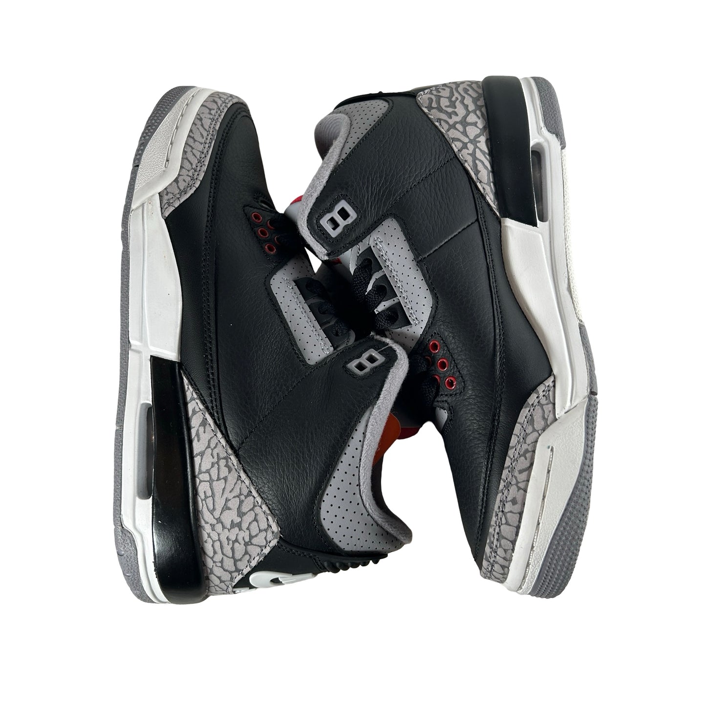 DM0967 010 Jordan 3 Retro Black Cement (2024) (GS) - 5.5 Y (Paint Chip)