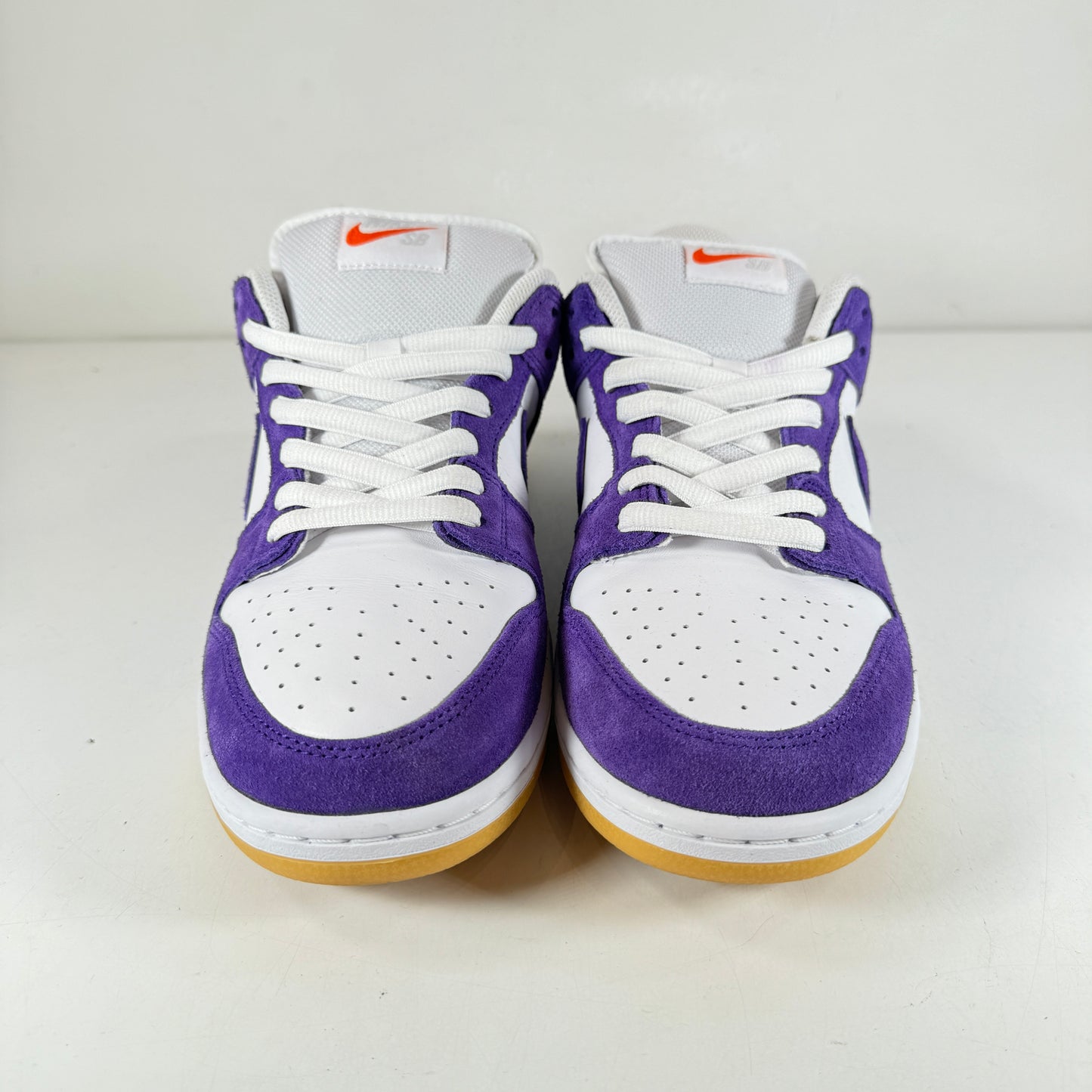 DV5464 500 Nike SB Dunk Low Pro ISO Orange Label Court Purple [USED] - 11 M (Used) (No Box)