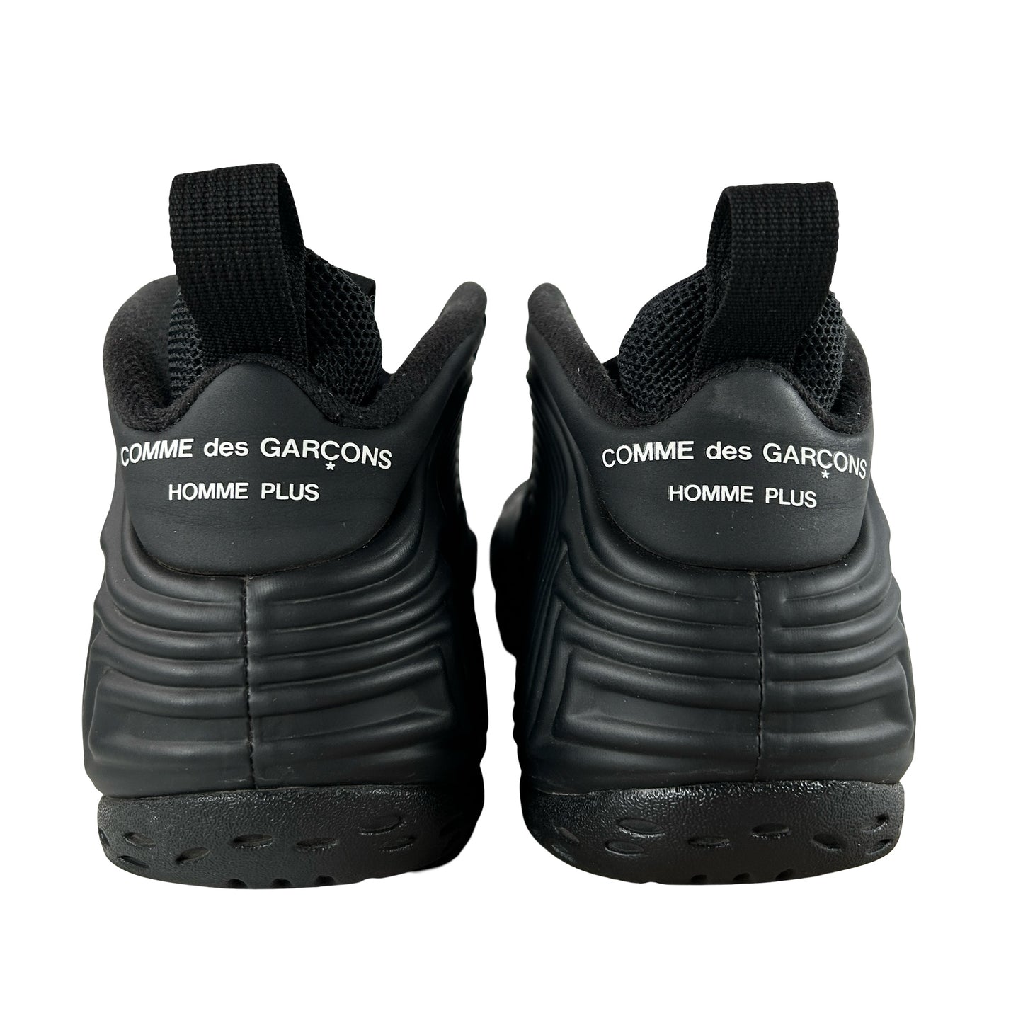 DJ7952 001 Nike Air Foamposite One Comme des Garcons Homme Plus Black [USED] - 9.5 M (Used) (No Box)